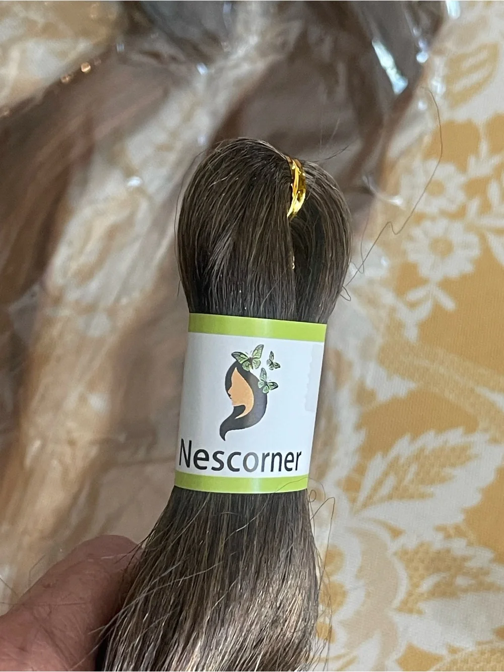 Nescorner Boho Braiding Hair Brown Blonde Ombre 30” 8 Packs